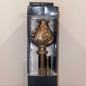 Taylor Street Two-Tone Gold/Silver Drapery Rod